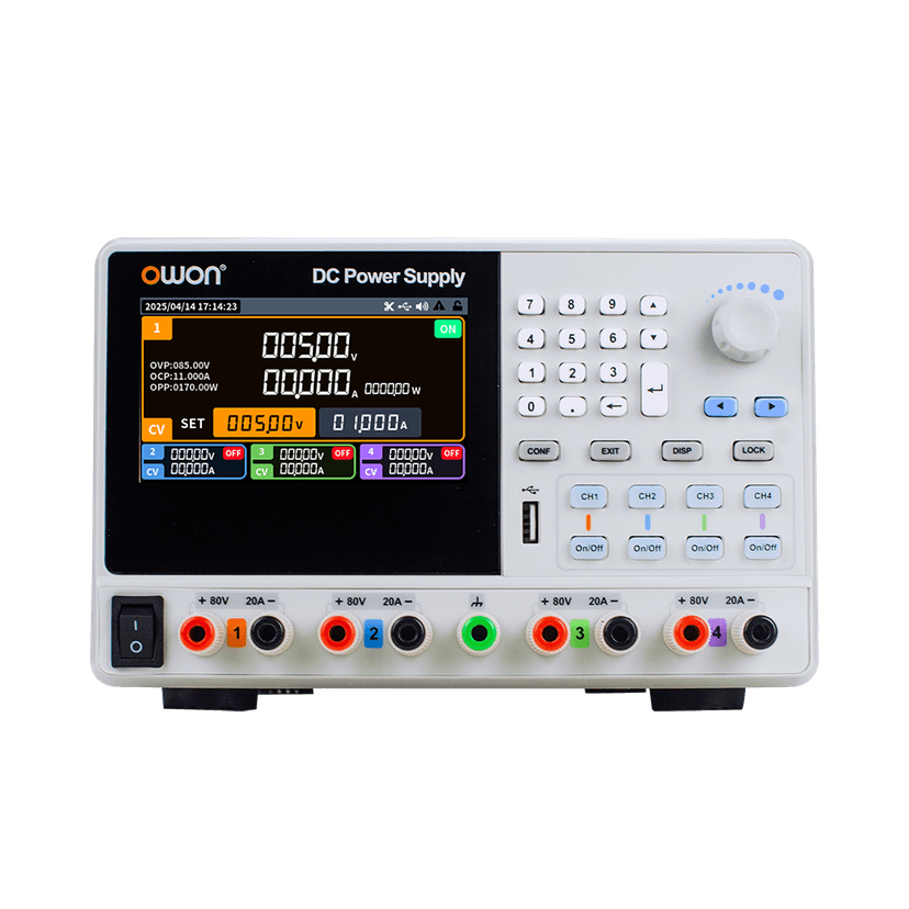 OWON OWH80Q Series 4CH Fanless DC Power Supply