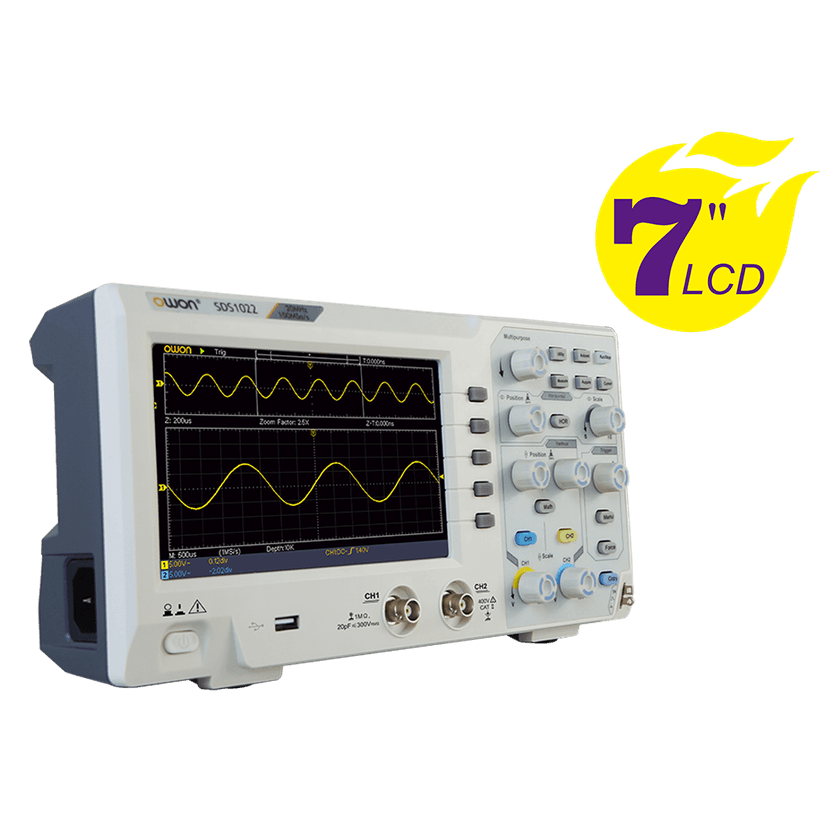 OWON SDS1000 2CH Series Super Economical Digital Oscilloscope