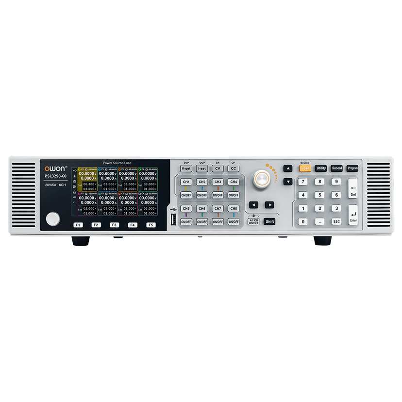 OWON PSL Series 8CH Programmable Source/Load Battery Simulator